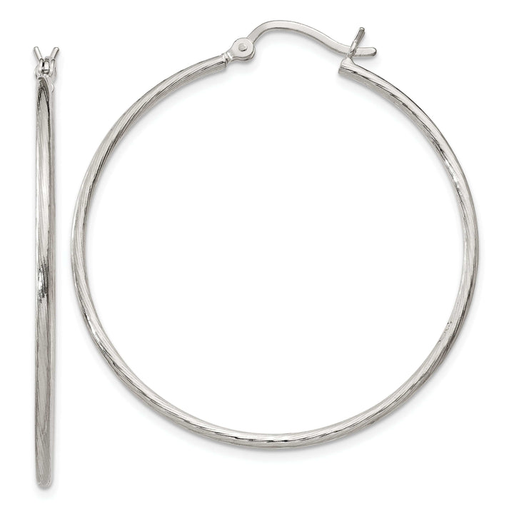 Lovely Rita's Earrings Sterling Silver 40MM Hoop Earrings