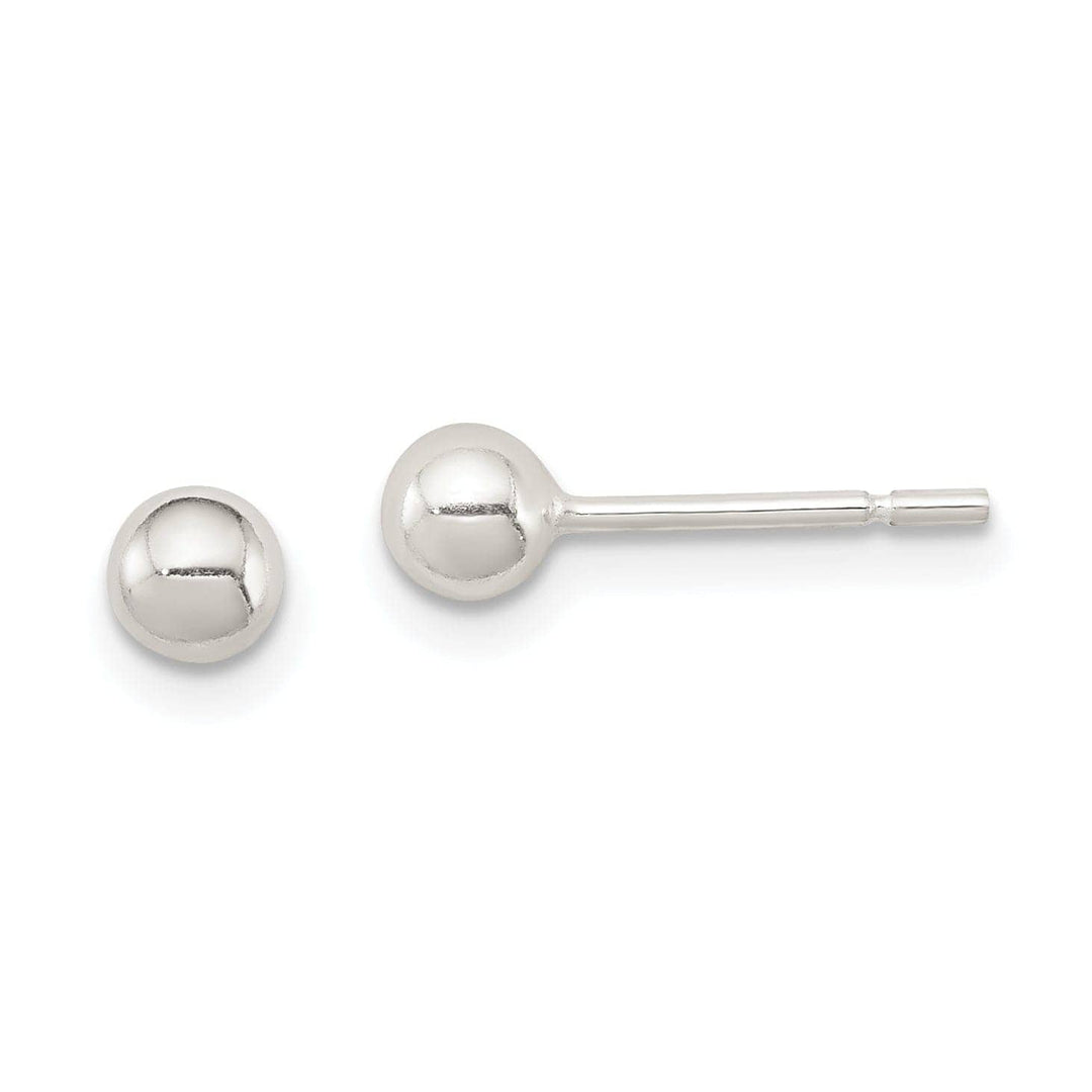 Lovely Rita's Earrings Sterling Silver 4MM Ball Post Earrings
