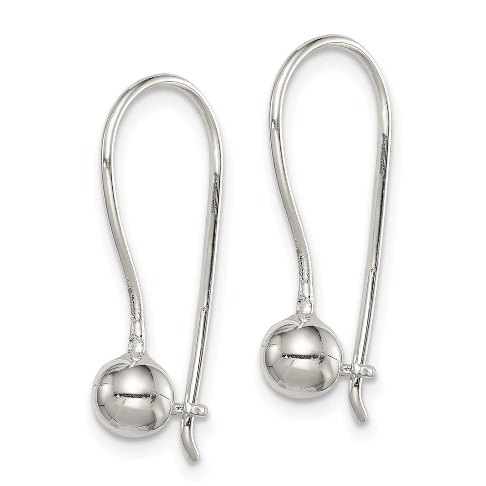Lovely Rita's Earrings Sterling Silver 5MM Ball Hook Back Earrings