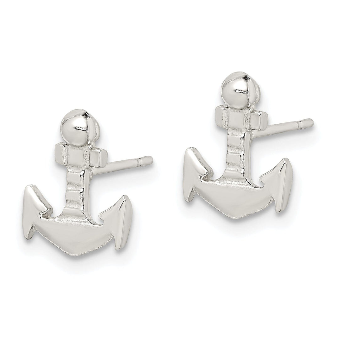 Lovely Rita's Earrings Sterling Silver Anchor Mini Earrings