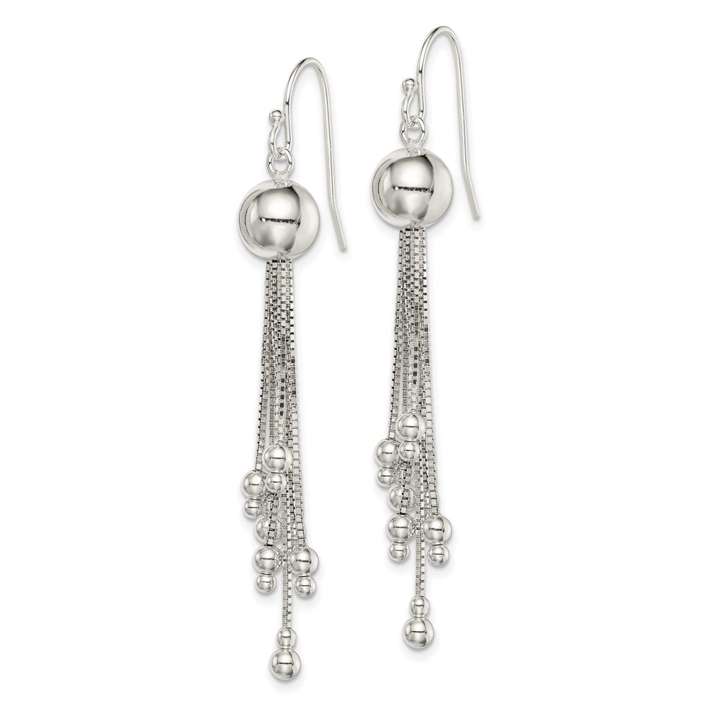 Lovely Rita's Earrings Sterling Silver Beaded Shepherd Hook Earrings
