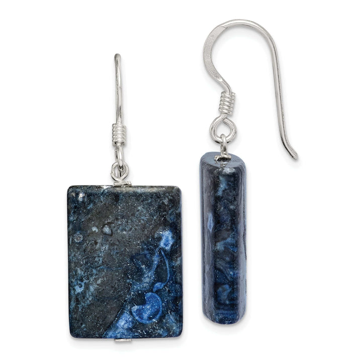 Lovely Rita's Earrings Sterling Silver Blue Lepidolite Drop Earrings
