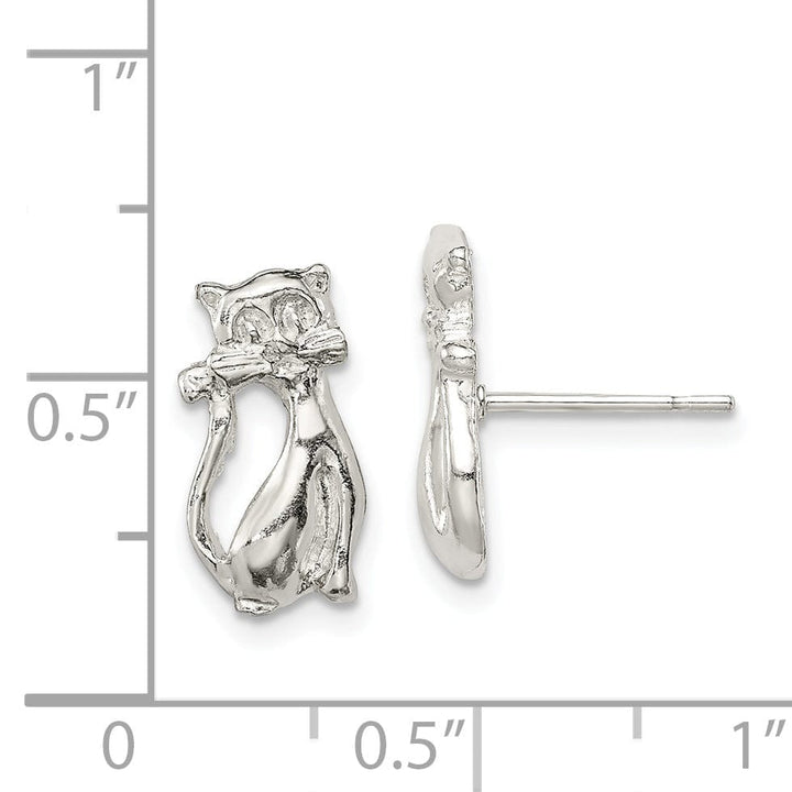 Lovely Rita's Earrings Sterling Silver Cat Mini Earrings
