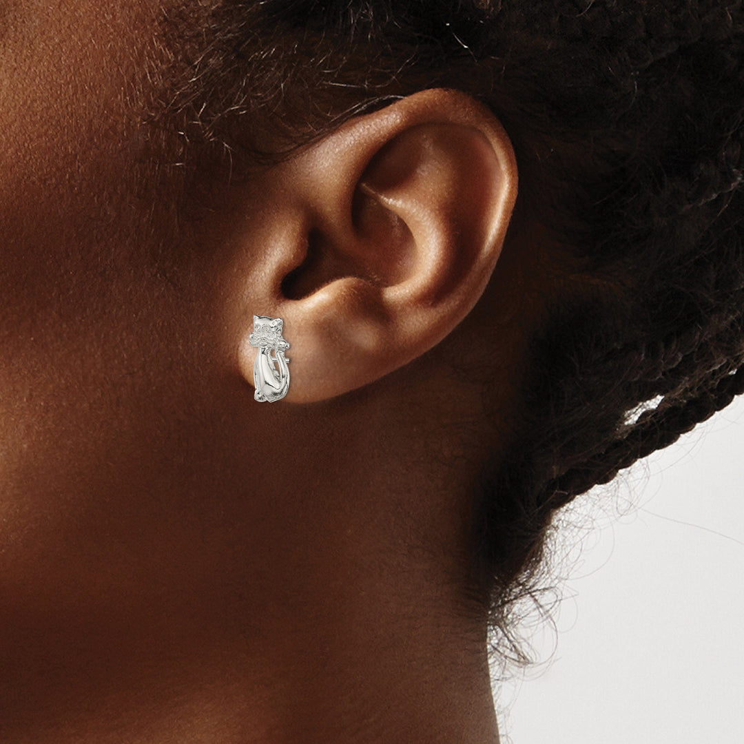 Lovely Rita's Earrings Sterling Silver Cat Mini Earrings