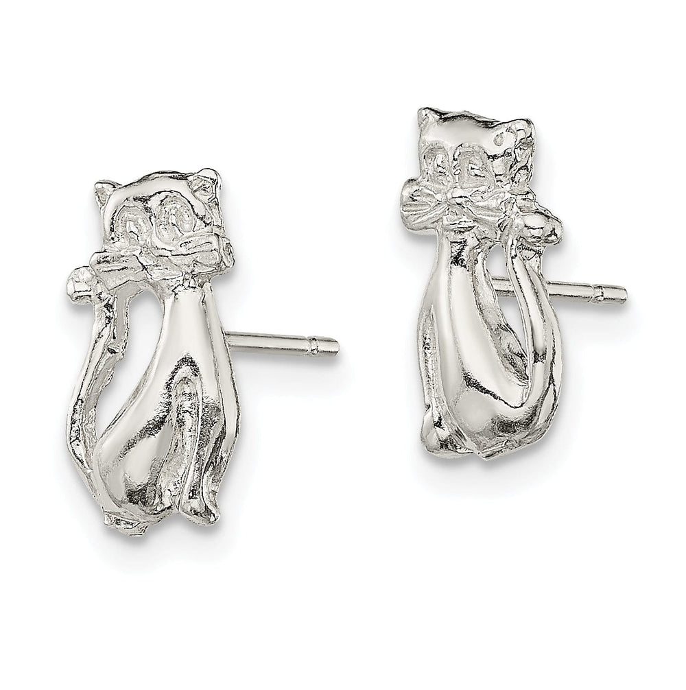 Lovely Rita's Earrings Sterling Silver Cat Mini Earrings