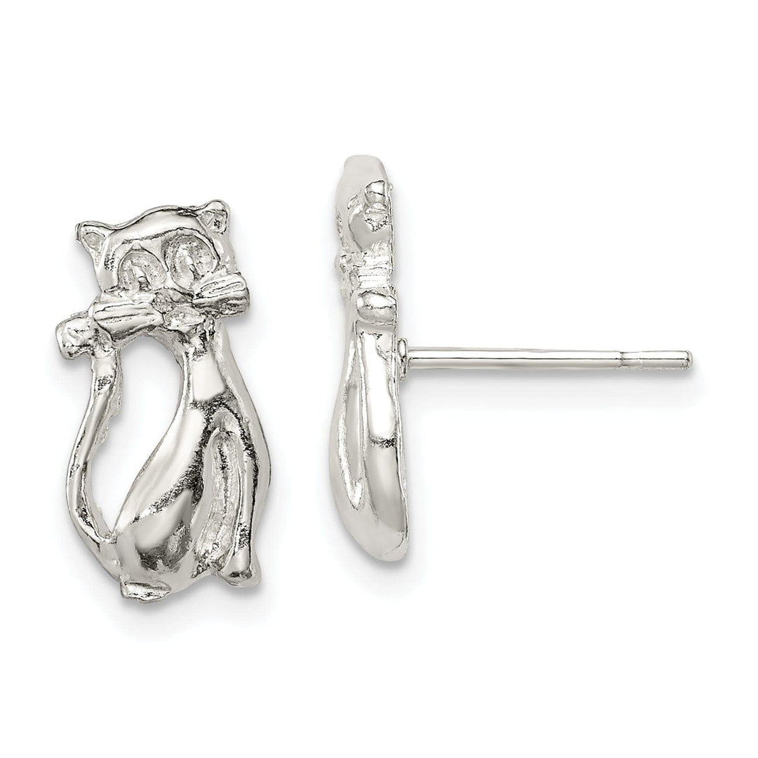 Lovely Rita's Earrings Sterling Silver Cat Mini Earrings