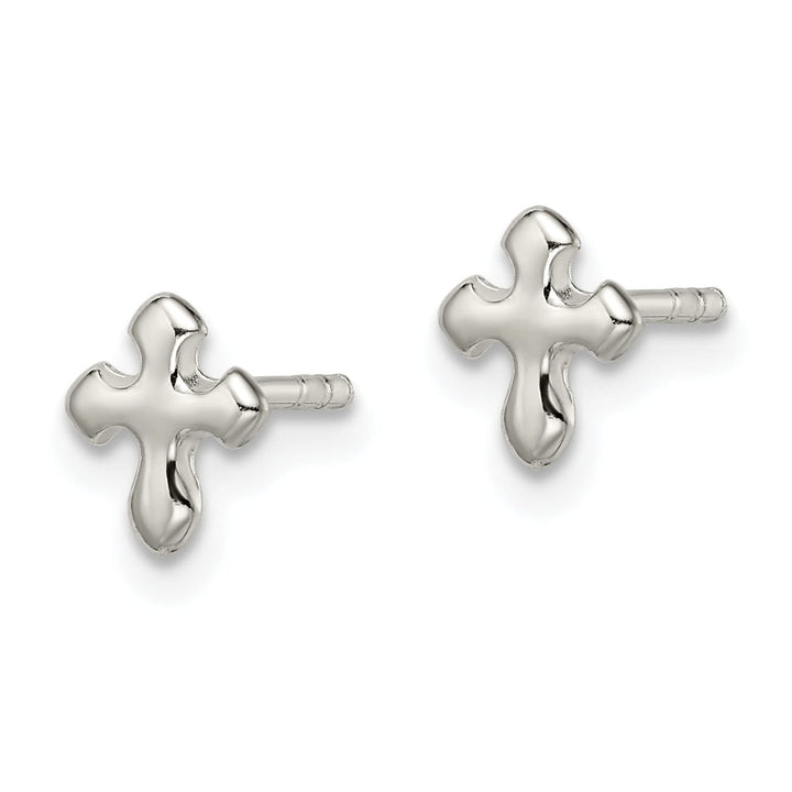 Lovely Rita's Earrings Sterling Silver Cross Mini Post Earrings