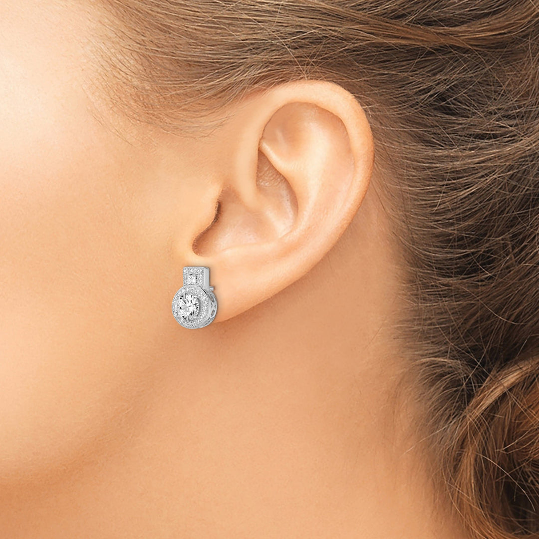 Lovely Rita's Earrings Sterling Silver Cubic Zirconia Earrings