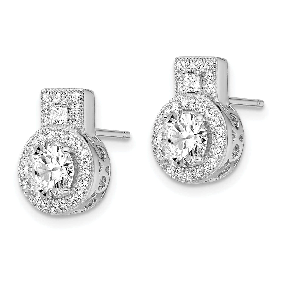 Lovely Rita's Earrings Sterling Silver Cubic Zirconia Earrings