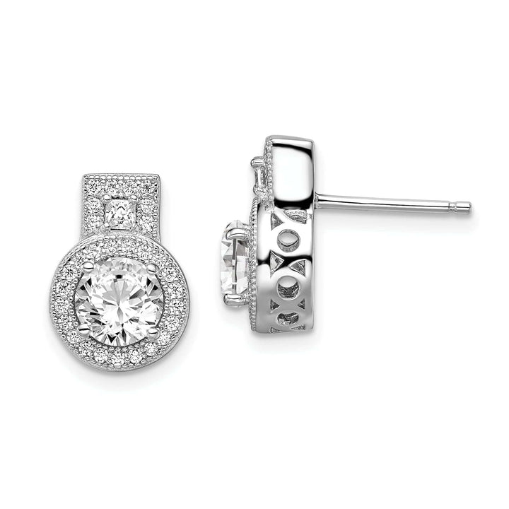 Lovely Rita's Earrings Sterling Silver Cubic Zirconia Earrings