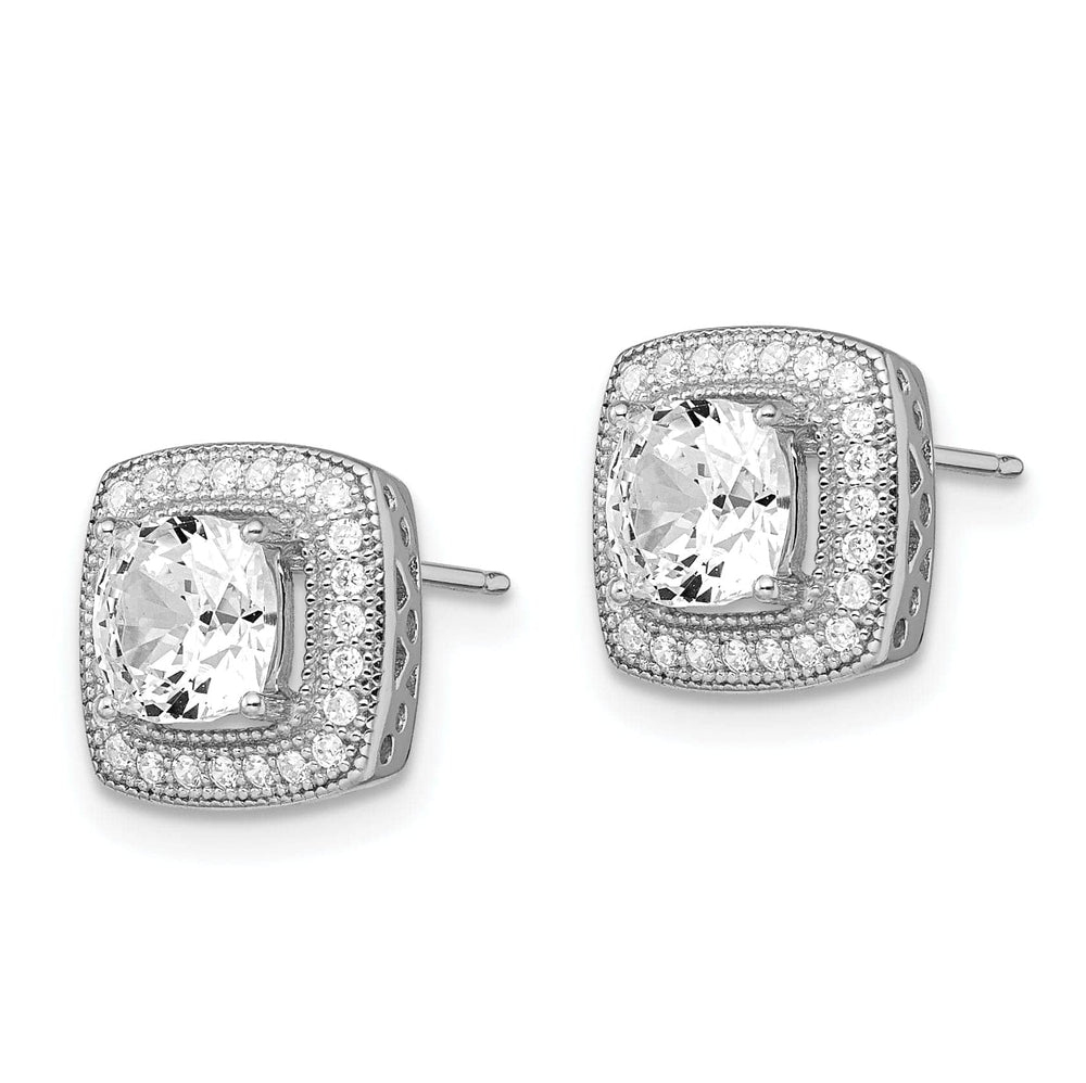 Lovely Rita's Earrings Sterling Silver Cubic Zirconia Post Earrings