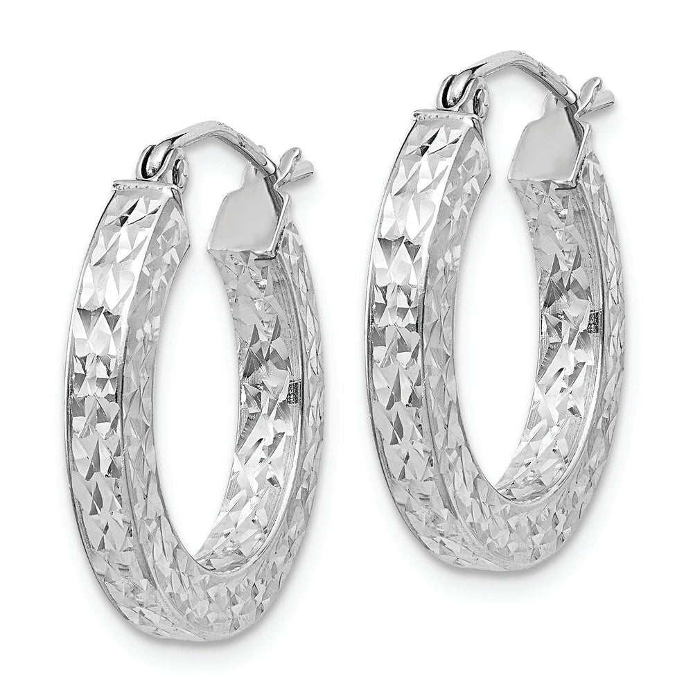 Lovely Rita's Earrings Sterling Silver D.C Hinged Back Hoop Earrings
