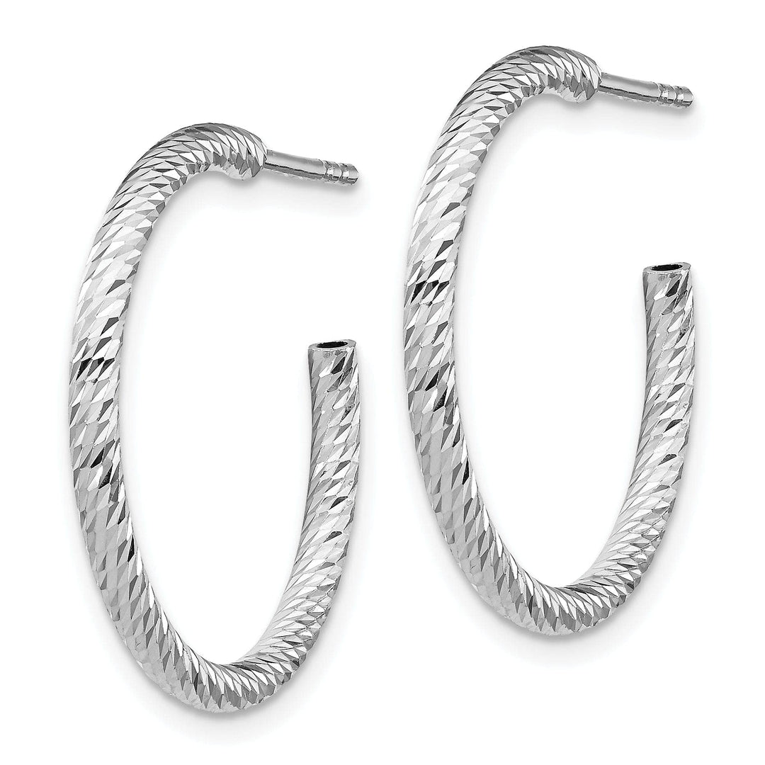 Lovely Rita's Earrings Sterling Silver D.C Hoop Earrings