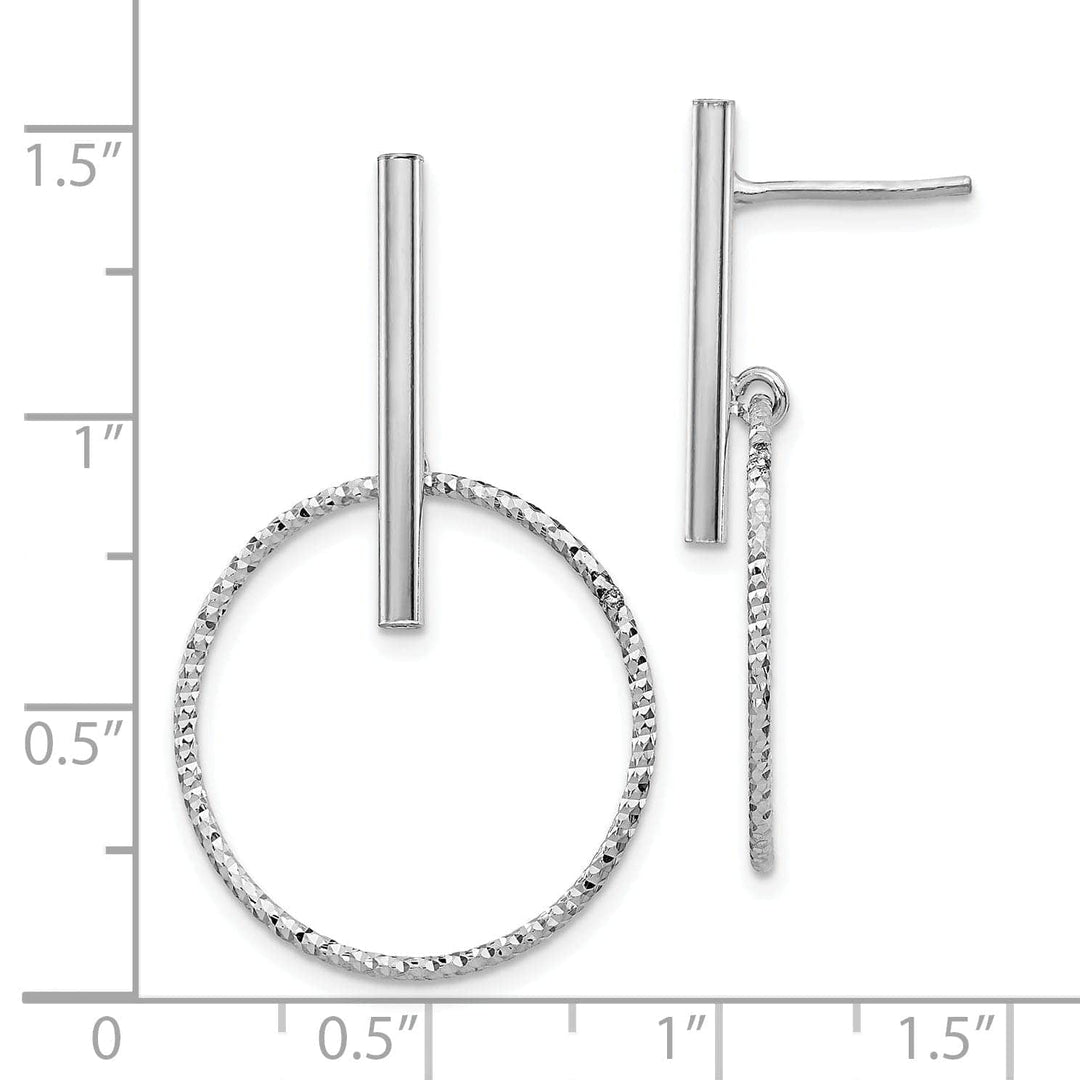 Lovely Rita's Earrings Sterling Silver D.C Post Dangle Earrings