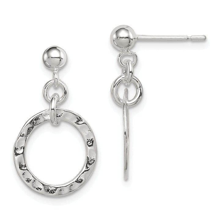 Lovely Rita's Earrings Sterling Silver Dangling Circle Earring