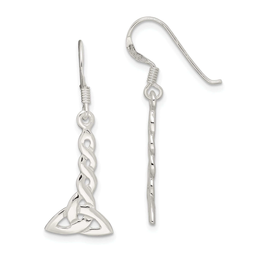 Lovely Rita's Earrings Sterling Silver Decending Celtic Dangle Earrings