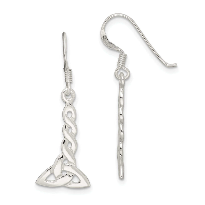 Lovely Rita's Earrings Sterling Silver Decending Celtic Dangle Earrings
