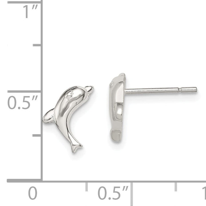 Lovely Rita's Earrings Sterling Silver Dolphin Mini Earring