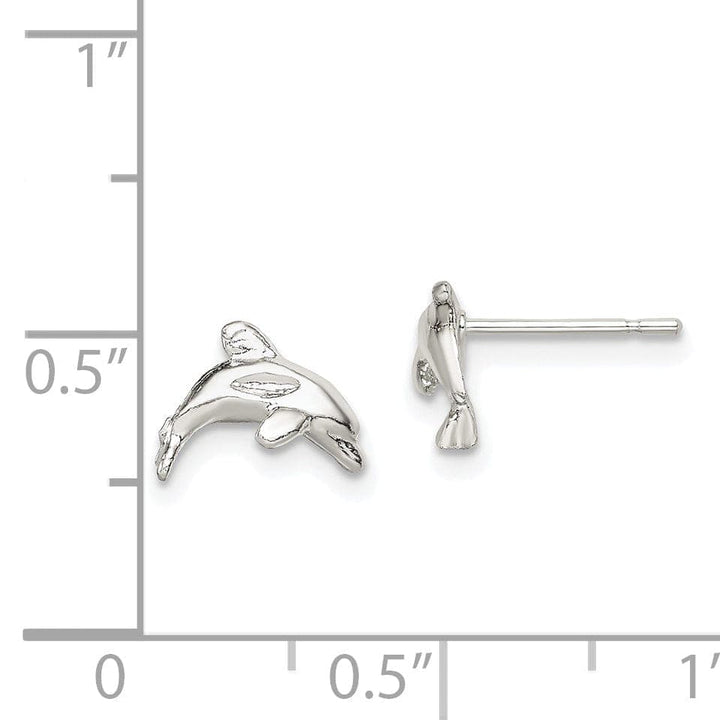 Lovely Rita's Earrings Sterling Silver Dolphin Mini Earrings