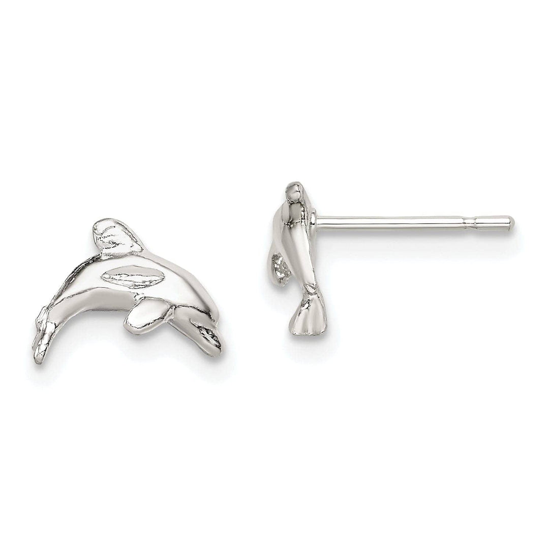 Lovely Rita's Earrings Sterling Silver Dolphin Mini Earrings