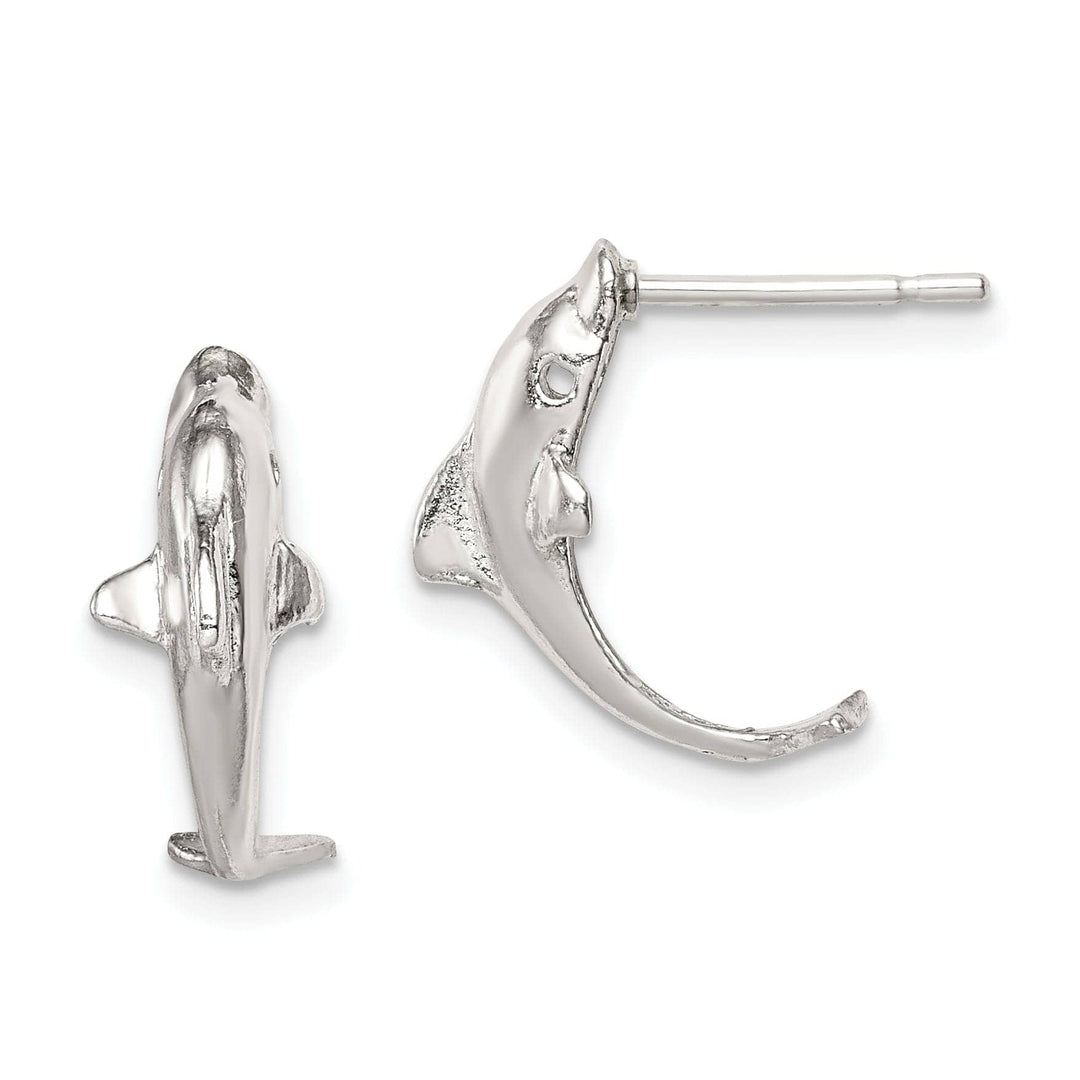 Lovely Rita's Earrings Sterling Silver Dolphin Mini Earrings