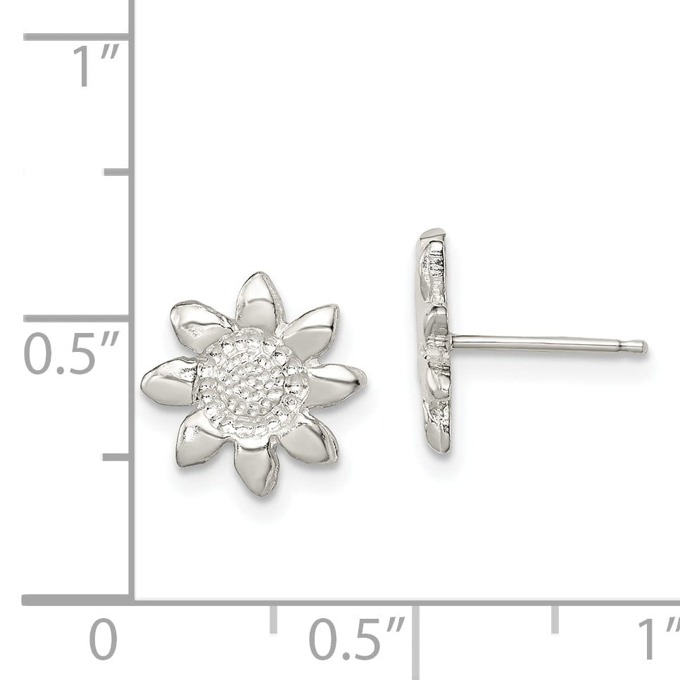 Lovely Rita's Earrings Sterling Silver Flower Mini Earrings