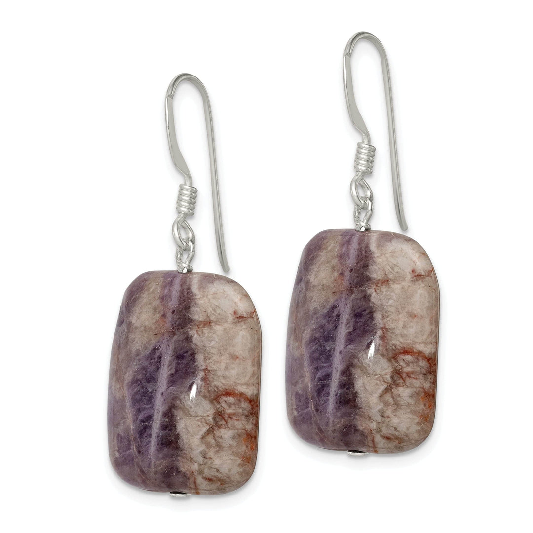 Lovely Rita's Earrings Sterling Silver Genuine Amethyst Dangle Earring
