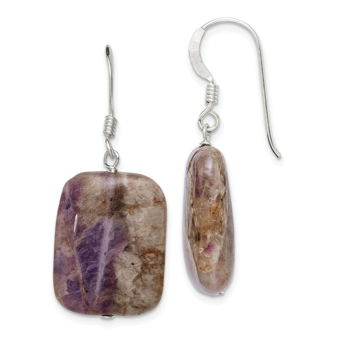 Lovely Rita's Earrings Sterling Silver Genuine Amethyst Dangle Earring