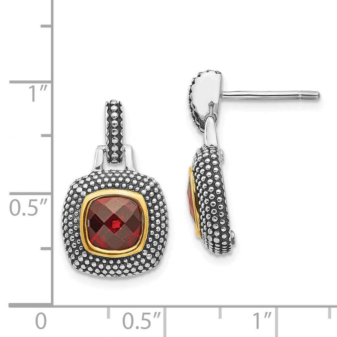 Shey Couture Earrings Sterling Silver Gold-plated 2.04 Carat Earrings