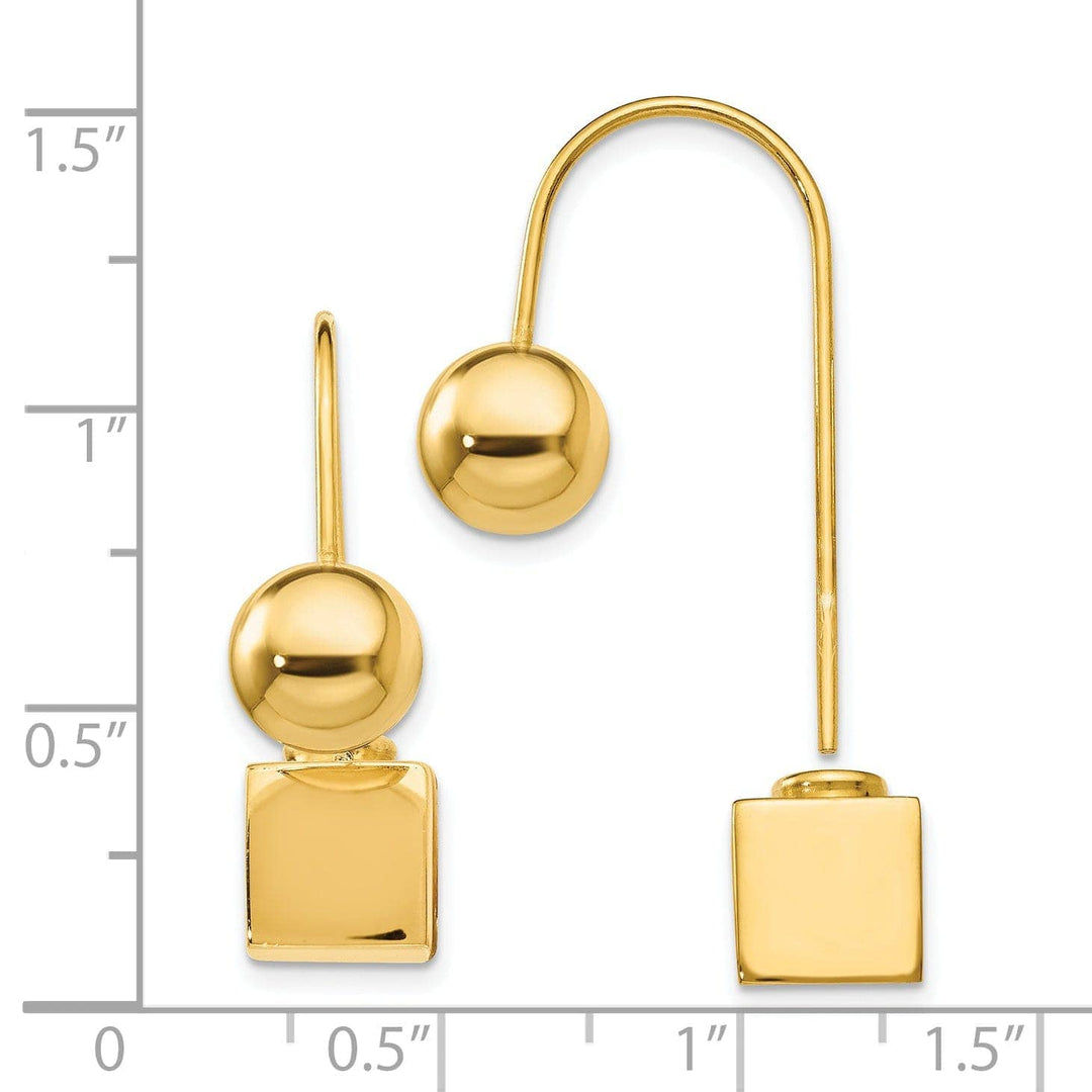 Lovely Rita's Earrings Sterling Silver Gold-tone Drop Dangle style Earrings