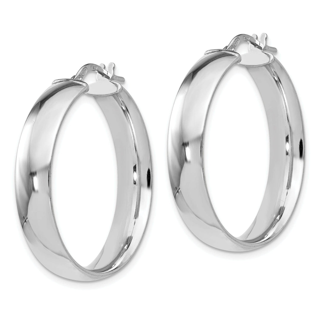 Lovely Rita's Earrings Sterling Silver Hinged Hoop Earrings