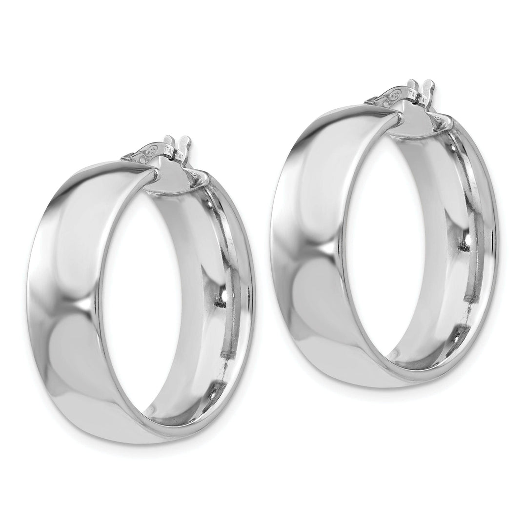 Lovely Rita's Earrings Sterling Silver Hinged Hoop Earrings