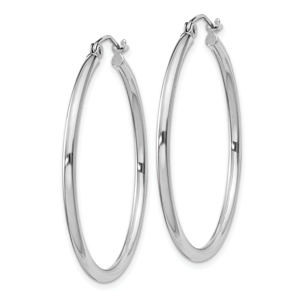 Lovely Rita's Earrings Sterling Silver Hollow Hoop Hinged Earring