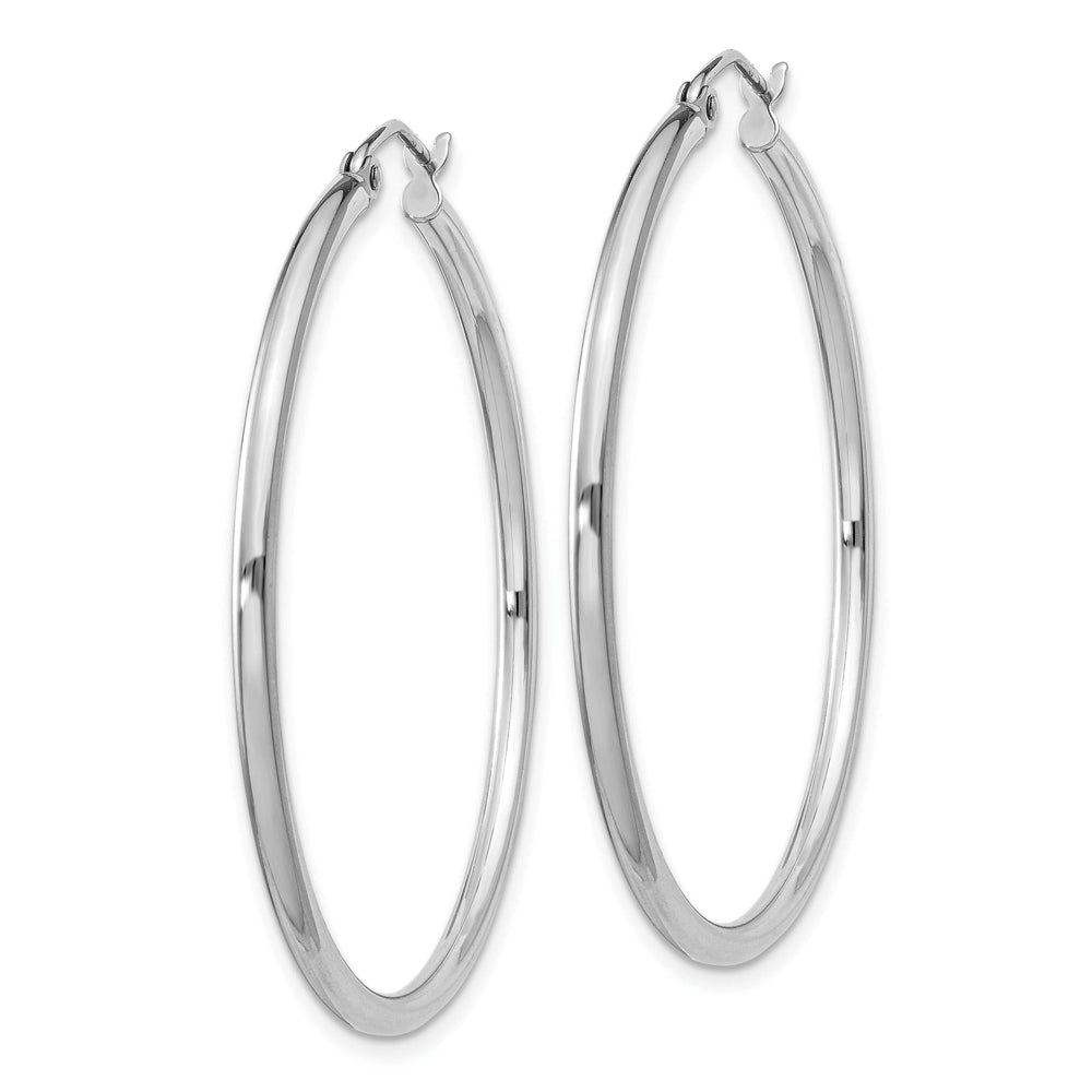 Lovely Rita's Earrings Sterling Silver Hollow Hoop Hinged Earring