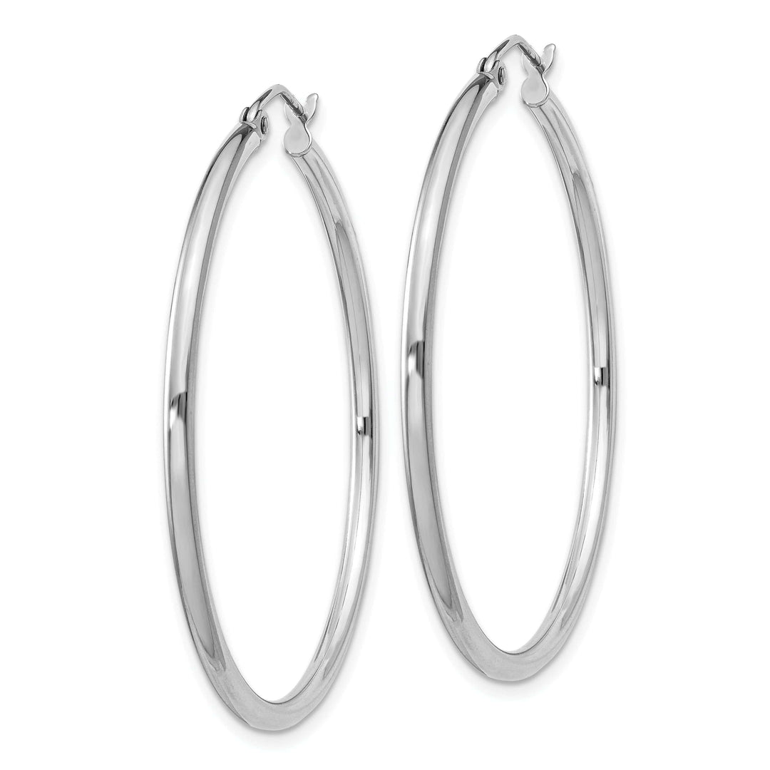 Lovely Rita's Earrings Sterling Silver Hollow Hoop Hinged Earring