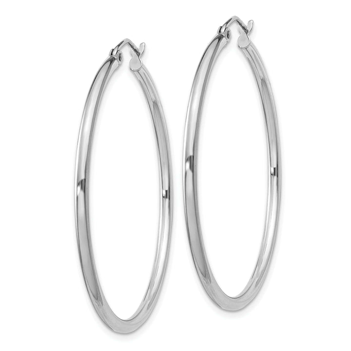 Lovely Rita's Earrings Sterling Silver Hollow Hoop Hinged Earring