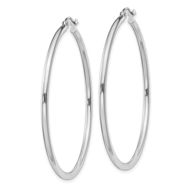 Lovely Rita's Earrings Sterling Silver Hollow Hoop Hinged Earring