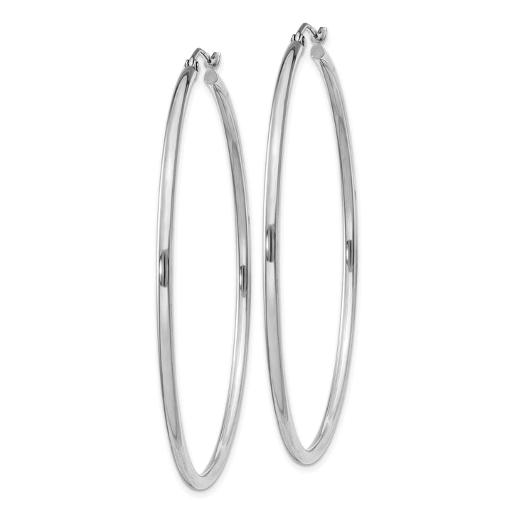 Lovely Rita's Earrings Sterling Silver Hollow Hoop Hinged Earring