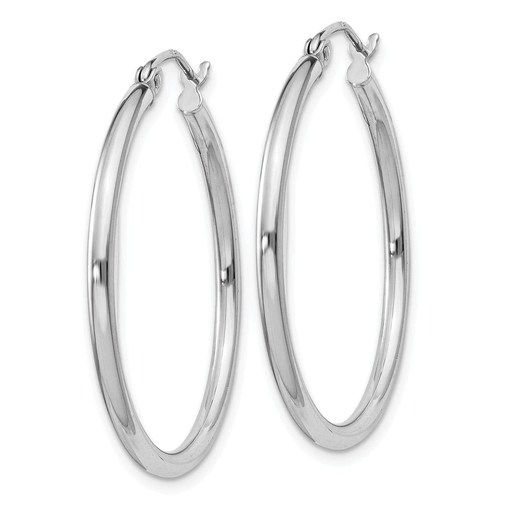 Lovely Rita's Earrings Sterling Silver Hollow Hoop Hinged Earring