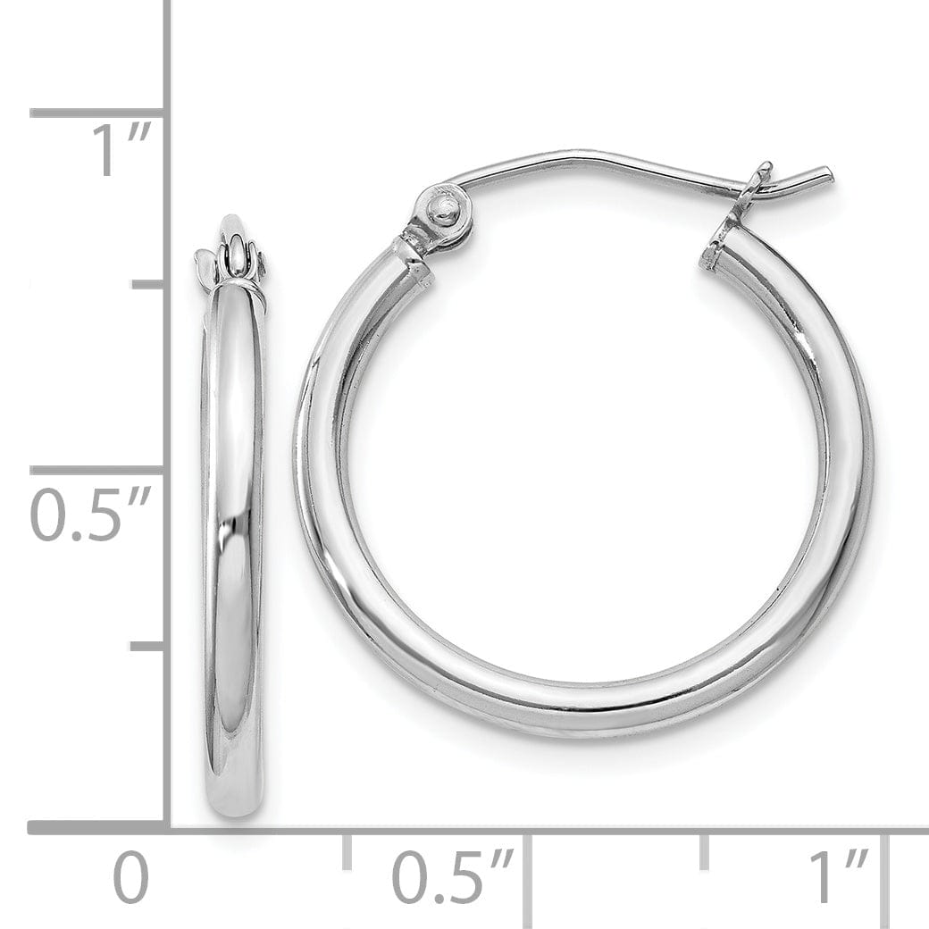Lovely Rita's Earrings Sterling Silver Hollow Hoop Hinged Earring