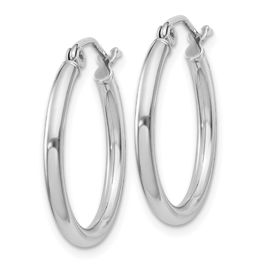 Lovely Rita's Earrings Sterling Silver Hollow Hoop Hinged Earring