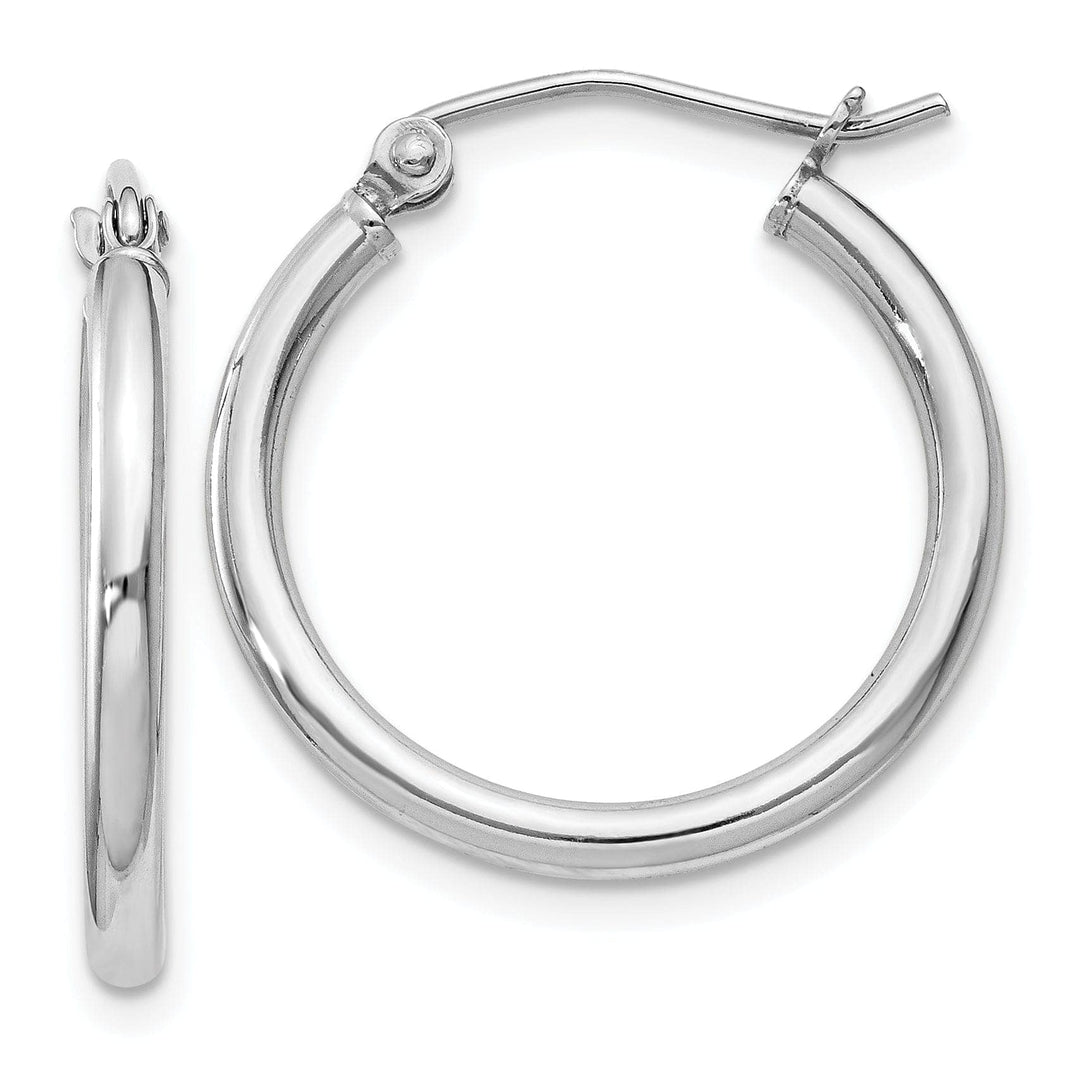 Lovely Rita's Earrings Sterling Silver Hollow Hoop Hinged Earring