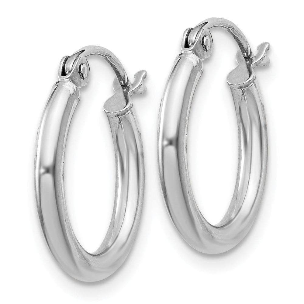 Lovely Rita's Earrings Sterling Silver Hollow Hoop Hinged Earring