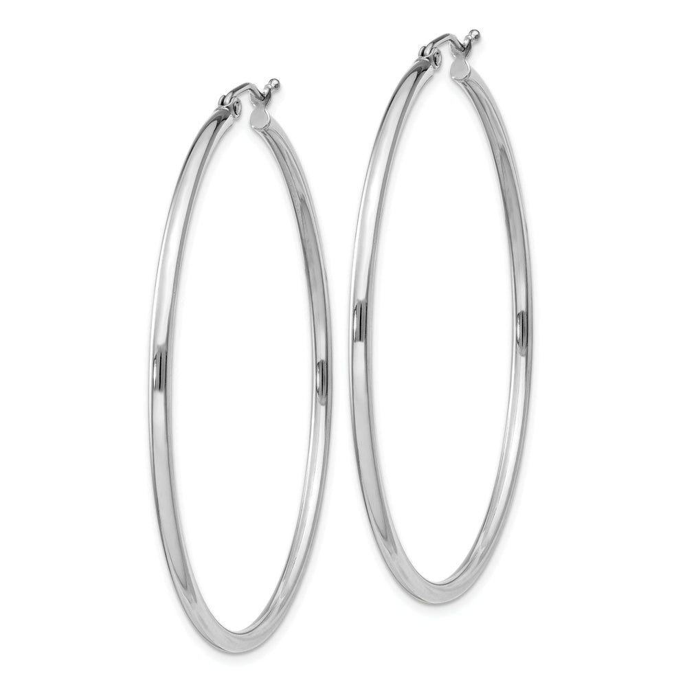 Lovely Rita's Earrings Sterling Silver Hollow Hoop Hinged Earring