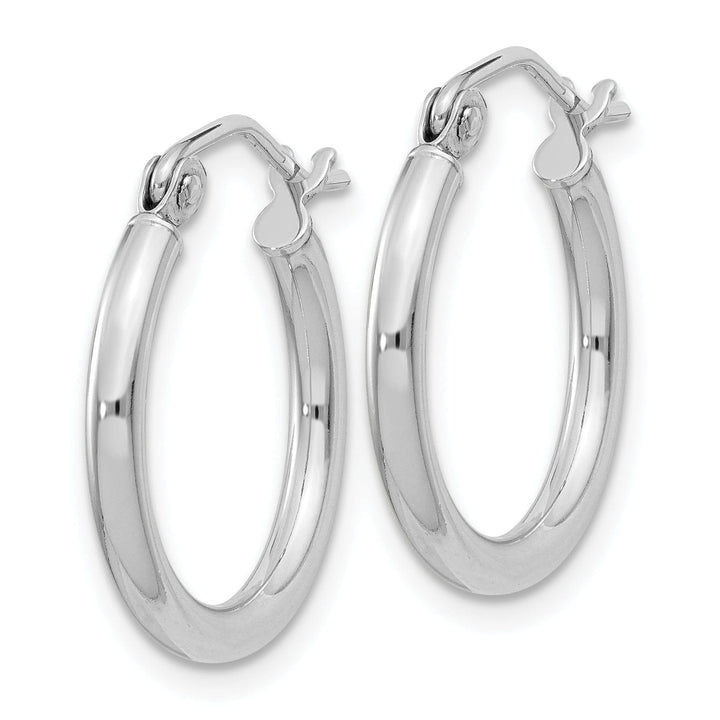 Lovely Rita's Earrings Sterling Silver Hollow Hoop Hinged Earring