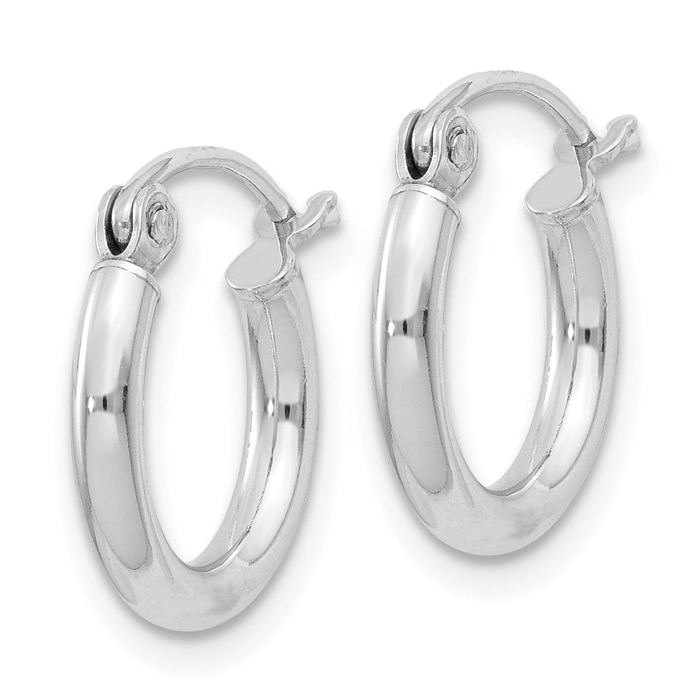 Lovely Rita's Earrings Sterling Silver Hollow Hoop Hinged Earring