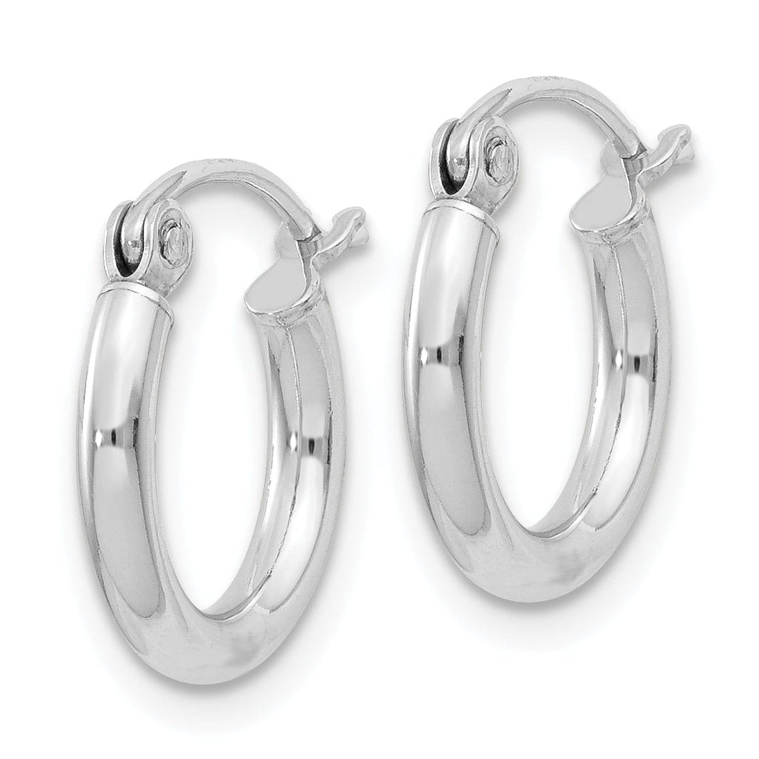 Lovely Rita's Earrings Sterling Silver Hollow Hoop Hinged Earring