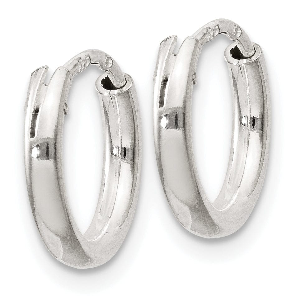 Lovely Rita's Earrings Sterling Silver Hollow Hoop Hinged Earrings
