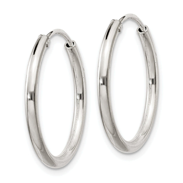 Lovely Rita's Earrings Sterling Silver Hollow Hoop Hinged Earrings
