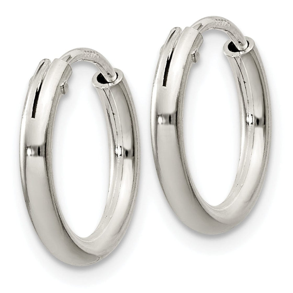 Lovely Rita's Earrings Sterling Silver Hollow Hoop Hinged Earrings